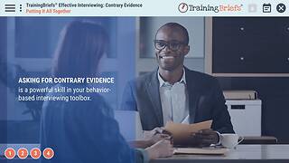 TrainingBriefs® Effective <mark>Interviewing</mark>: Contrary Evidence
