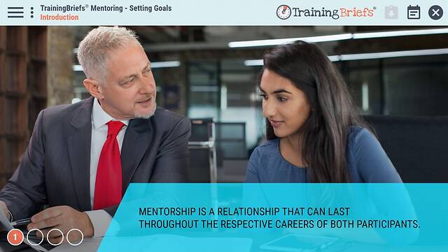 TrainingBriefs® Mentoring & Setting Goals