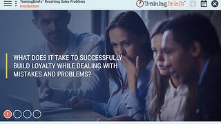 TrainingBriefs® Resolving <mark>Sales</mark> Problems