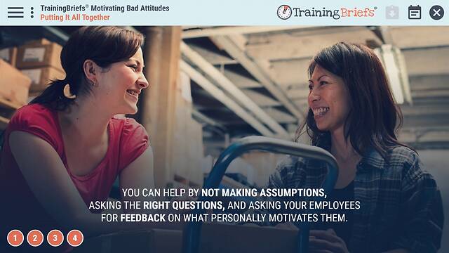 TrainingBriefs® Motivating Bad Attitudes