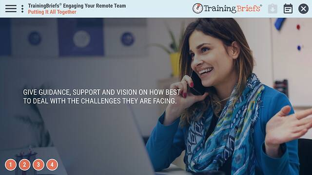 TrainingBriefs® Engaging Your Remote Team