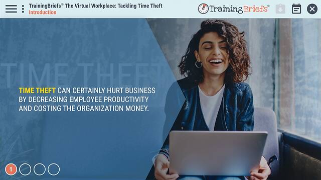 TrainingBriefs® The Virtual Workplace: Tackling Time Theft