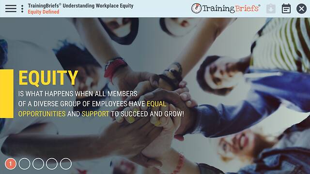 TrainingBriefs® Understanding Workplace Equity