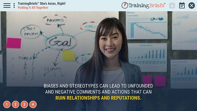 TrainingBriefs® She’s Asian, Right!