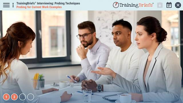 TrainingBriefs® Interviewing: Probing Techniques