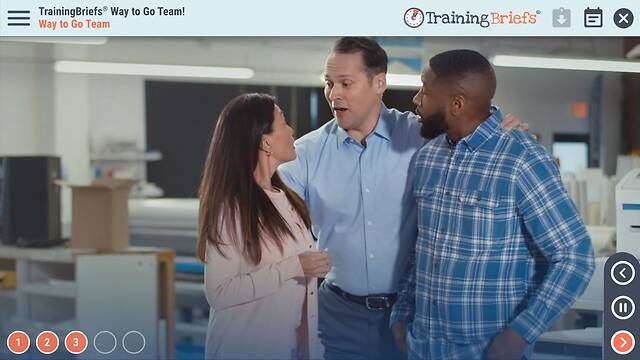 TrainingBriefs® Way to Go Team!
