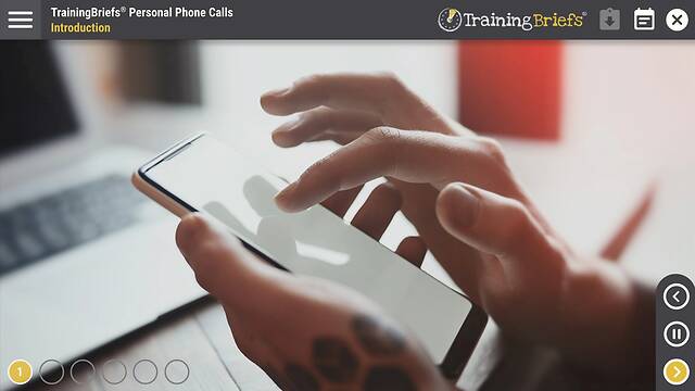 TrainingBriefs® Personal Phone Calls