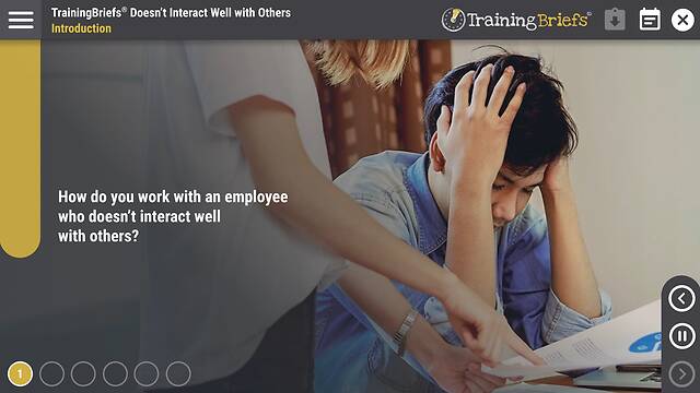 TrainingBriefs® Doesn't Interact Well with Others