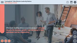 TrainingBriefs® Why Effective <mark>Leadership</mark> Matters