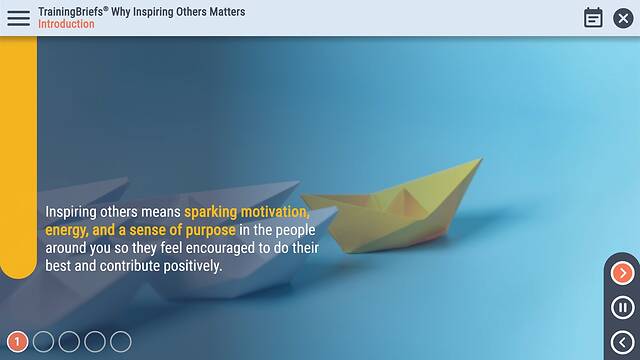 TrainingBriefs® Why Inspiring Others Matters