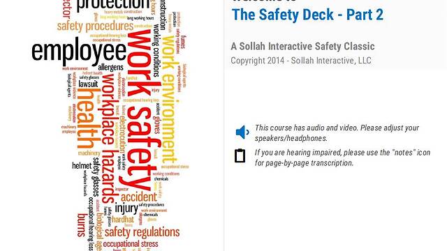 The Safety Deck™ (Part 2)