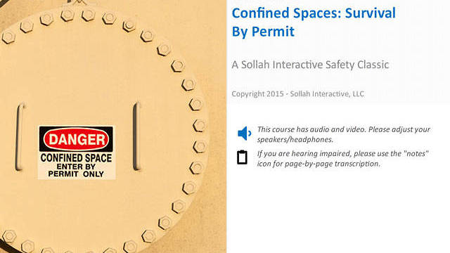 Confined Spaces: Survival by Permit™