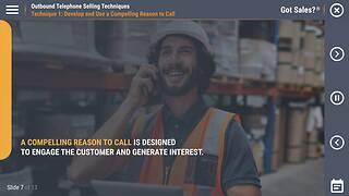 Got <mark>Sales</mark>?™ Outbound Telephone Selling Techniques