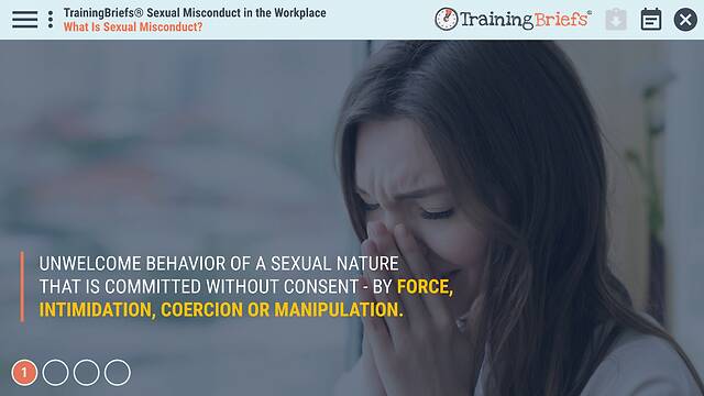 TrainingBriefs® Sexual Misconduct in the Workplace