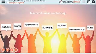 TrainingBriefs® Consequences of Exclusive Behavior