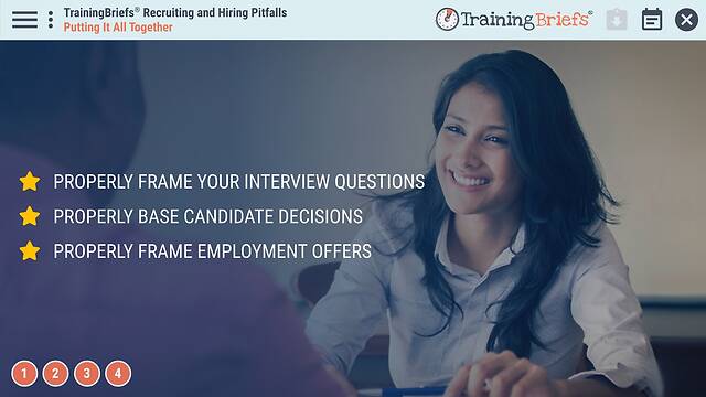 TrainingBriefs® Recruiting and Hiring (Legally)
