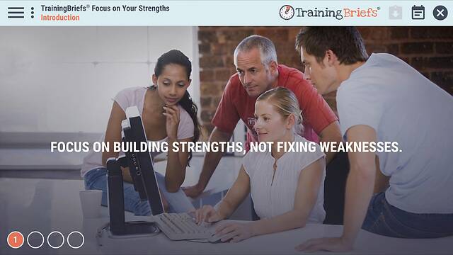 TrainingBriefs® Focus on Your Strengths